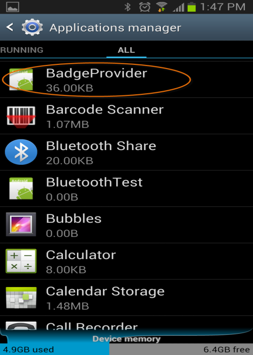 SQLAuthority News - Reset Messaging (SMS/Text) Icon Count in Android Jelly Bean android (3) 